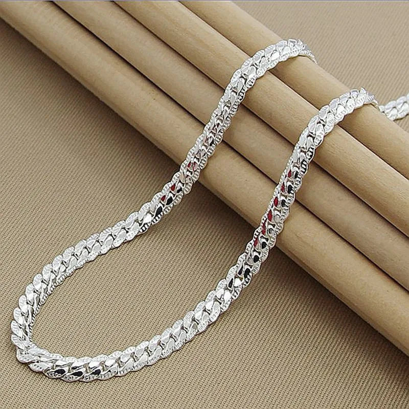 Bliss Sterling Necklace | Sparkling Chain-40cm 16 inches-State of Style