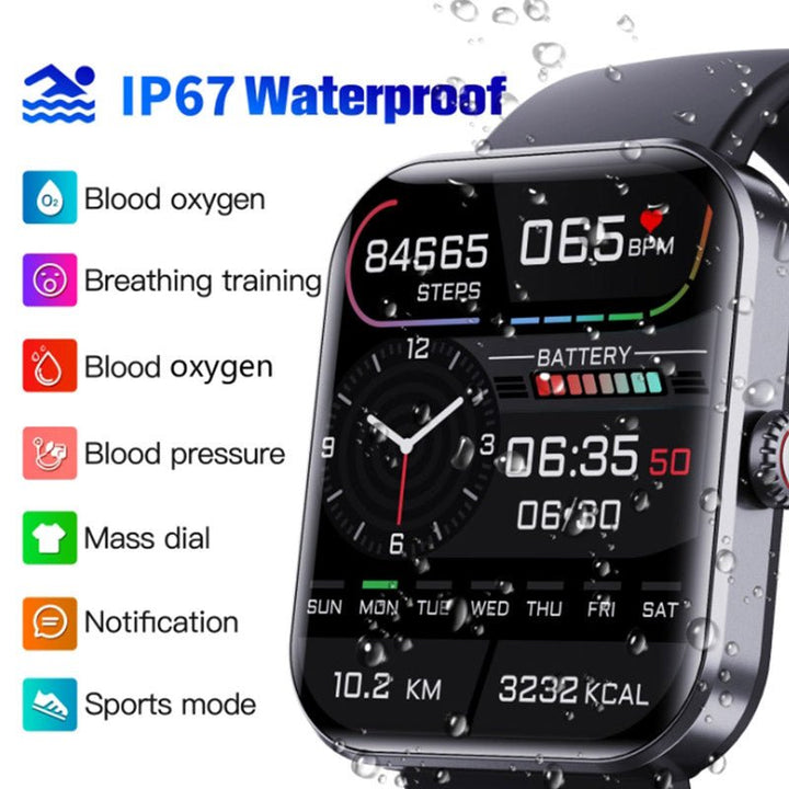 Blood Sugar Monitoring Watch - GlucoWatch-Black-State of Style