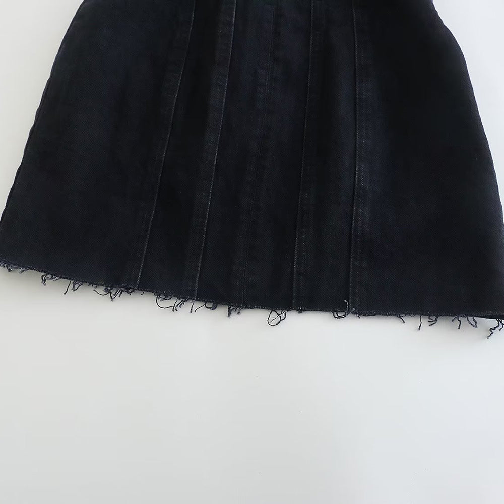 Bobbie Strapless Denim Dress | Cool and Unique-Light Blue-XS-State of Style