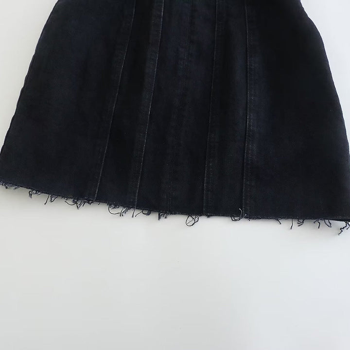 Bobbie Strapless Denim Dress | Cool and Unique-Light Blue-XS-State of Style