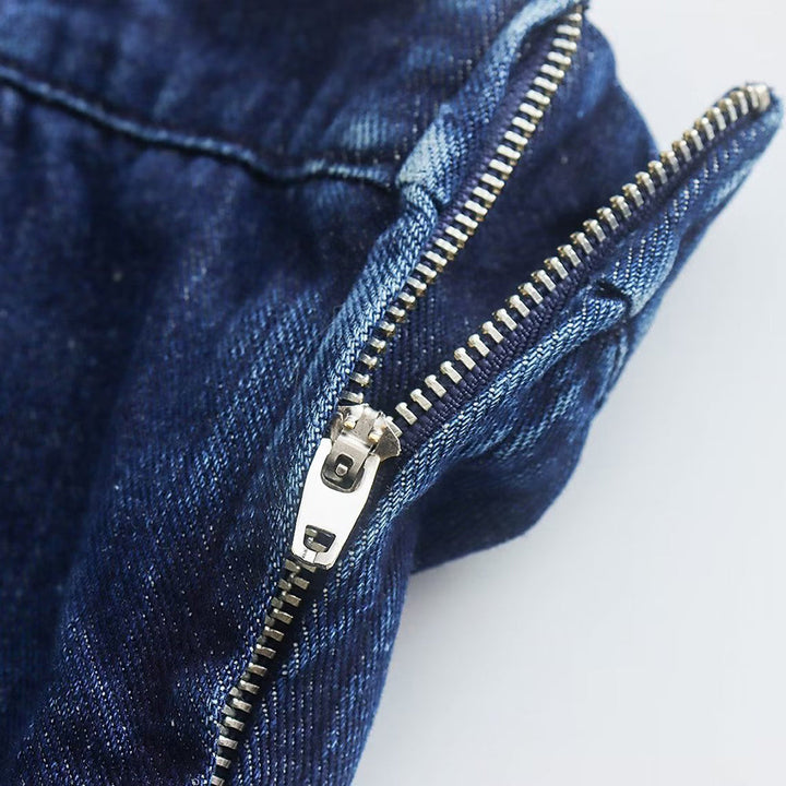 Bobbie Strapless Denim Dress | Cool and Unique-Light Blue-XS-State of Style