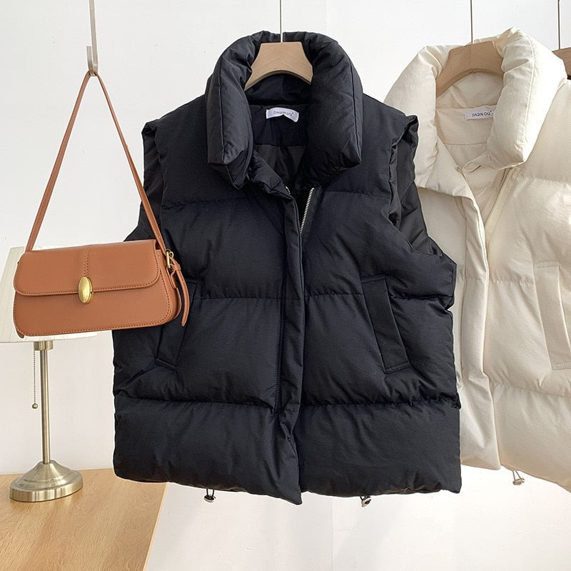 Body Warmer for Women | JulliesWarmer | Stylish & Comfortable-Black-M-State of Style