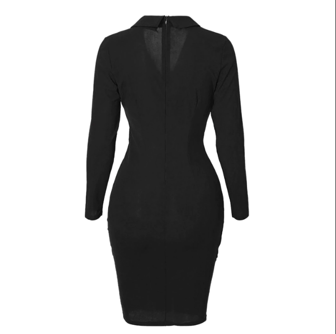 Bodycon Office Dress | Elegant & Comfortable-S-State of Style