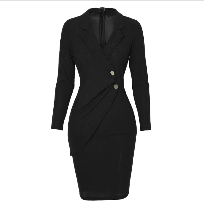 Bodycon Office Dress | Elegant & Comfortable-S-State of Style