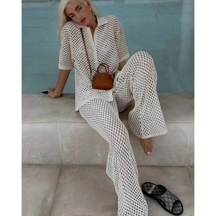 Boho Beach Set for Women – Salina-White-S-State of Style