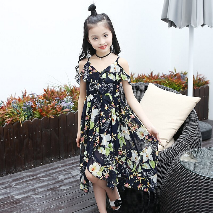 Boho Dress for Kids | Stylish & Comfortable-Black-4-5 years-State of Style
