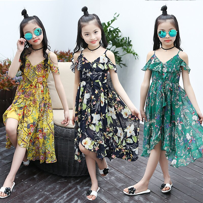 Boho Dress for Kids | Stylish & Comfortable-Green-4-5 years-State of Style