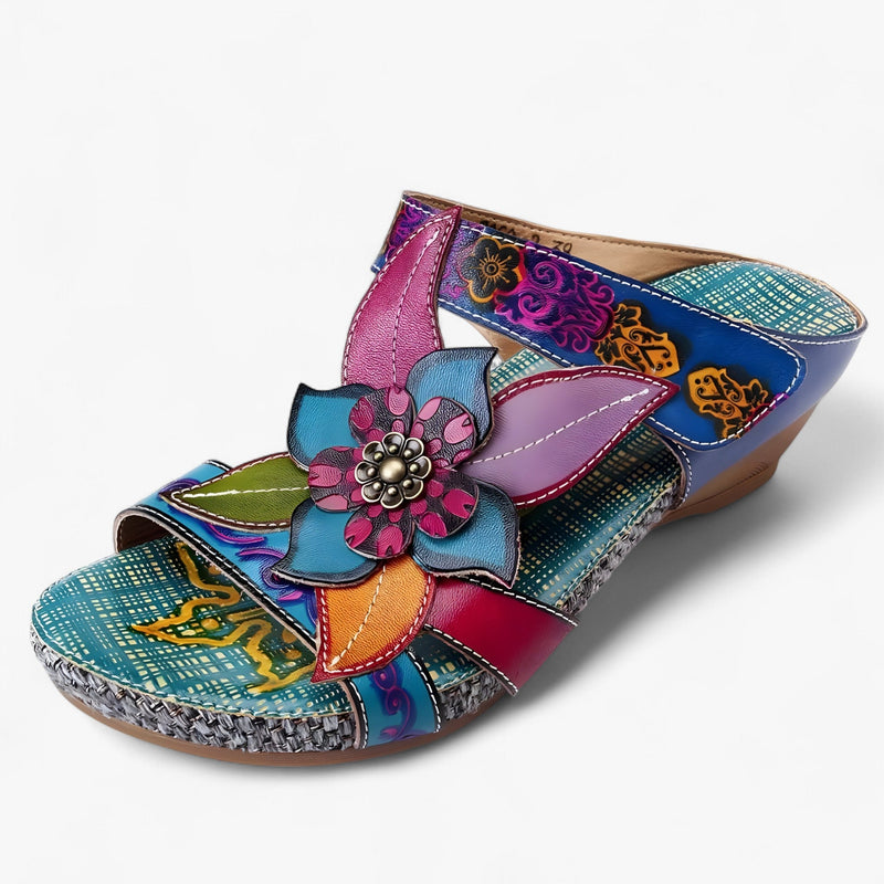 Boho sandals for women with braided straps – BohoStep Dolly-Blue Bali-2.5-State of Style