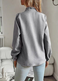 Bold and Stylish Blouse - RebelBlouse-Blue-S-State of Style