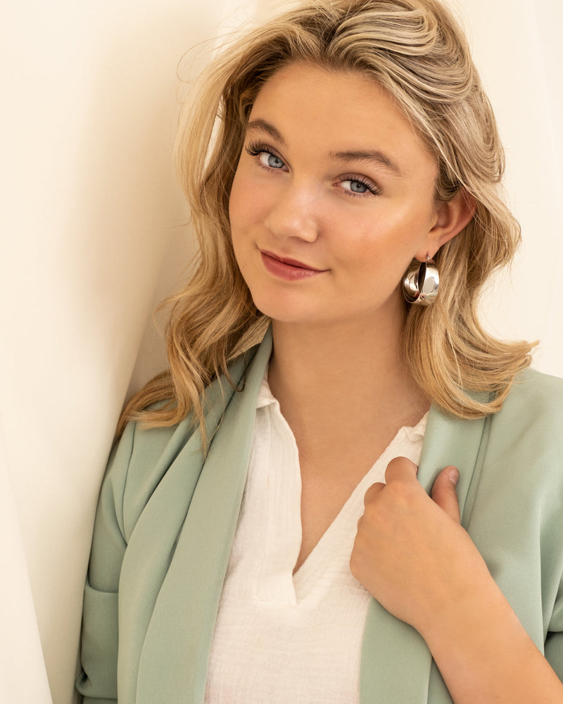 Bold Gold and Silver Statement Hoops-Gold-plated-State of Style