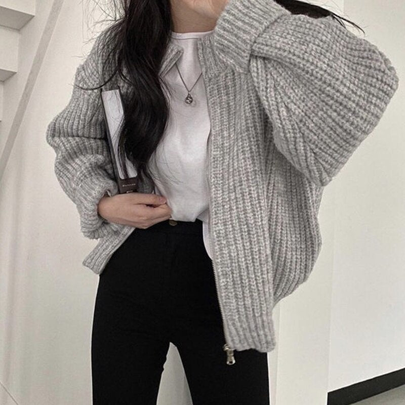 BosVest | Elegant & Cosy Women's Knit Cardigan-Apricot-One Size-State of Style