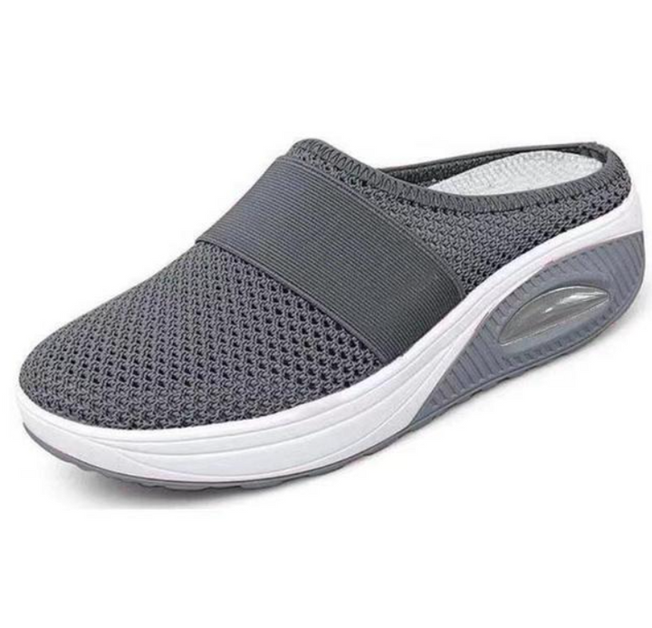 Bounzy | Classic Feminine Sandals with Retro Charm-Dark Grey-3.5-State of Style