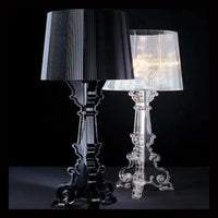 Bourgie Table Lamp with Adjustable Height - Zarie-S: H48 x D24cm-Black-State of Style