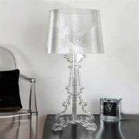 Bourgie Table Lamp with Adjustable Height - Zarie-S: H48 x D24cm-White-State of Style