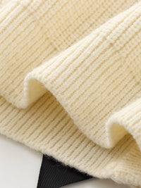 Bow Detail Women's Sweater - Isla-White-XS-State of Style