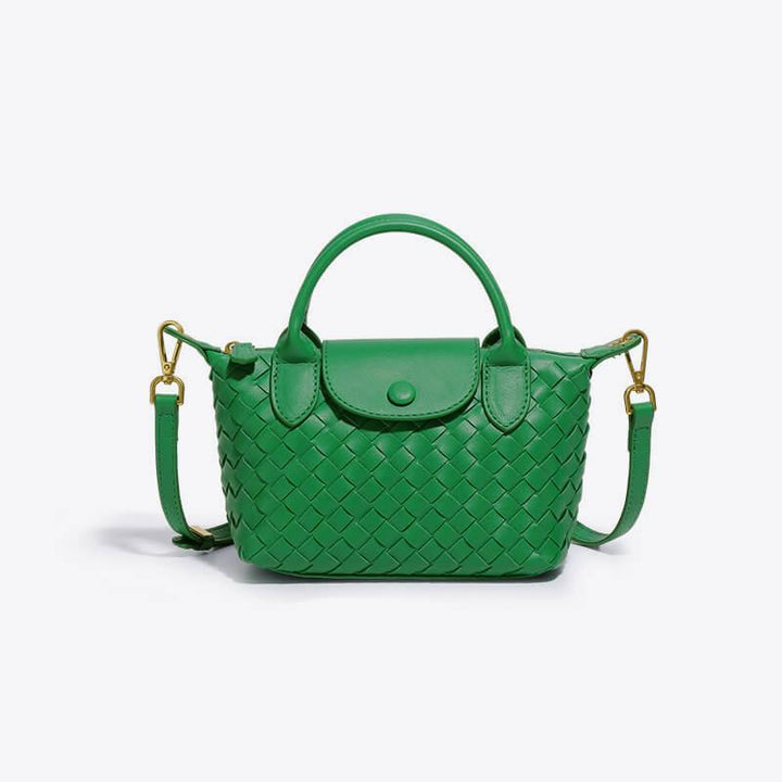 Braided Mini Bag - Elena-Green-State of Style