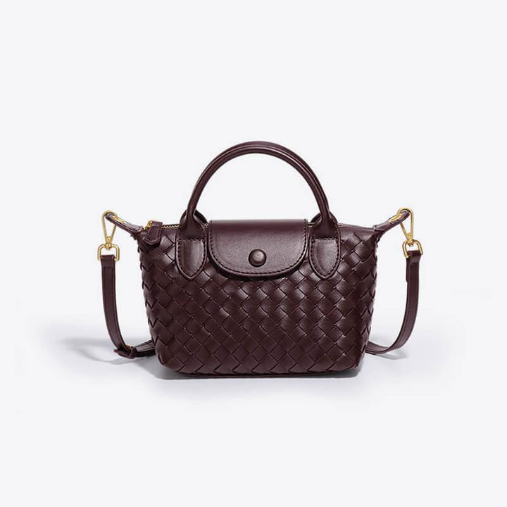 Braided Mini Bag - Elena-White-State of Style