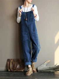 Breathable Denim Overall - Nova-Blue-S-State of Style
