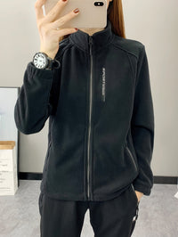 Breathable Fleece Jacket - Aurora-Black-XS-State of Style