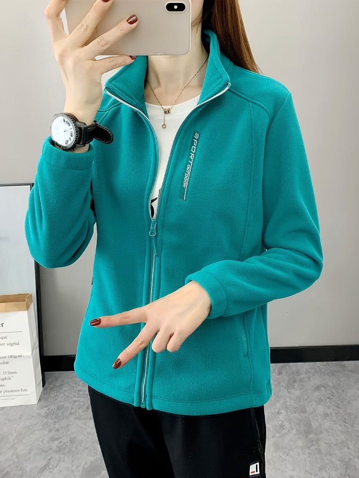 Breathable Fleece Jacket - Aurora-Green-XS-State of Style