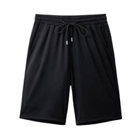 Breathable & lightweight men's leisure shorts for sports & everyday wear – Kiano-Black-L-State of Style