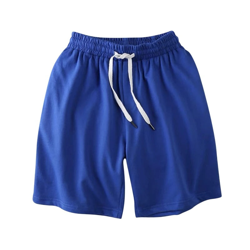 Breathable & lightweight men's leisure shorts for sports & everyday wear – Kiano-Blue-L-State of Style