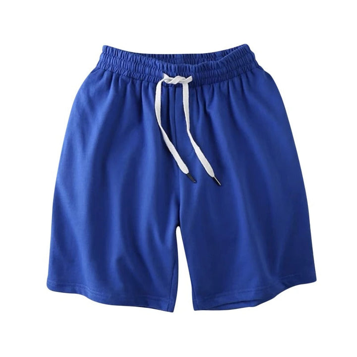 Breathable & lightweight men's leisure shorts for sports & everyday wear – Kiano-Blue-L-State of Style