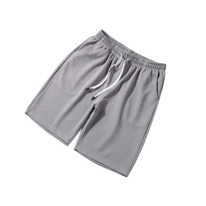 Breathable & lightweight men's leisure shorts for sports & everyday wear – Kiano-Gray-L-State of Style
