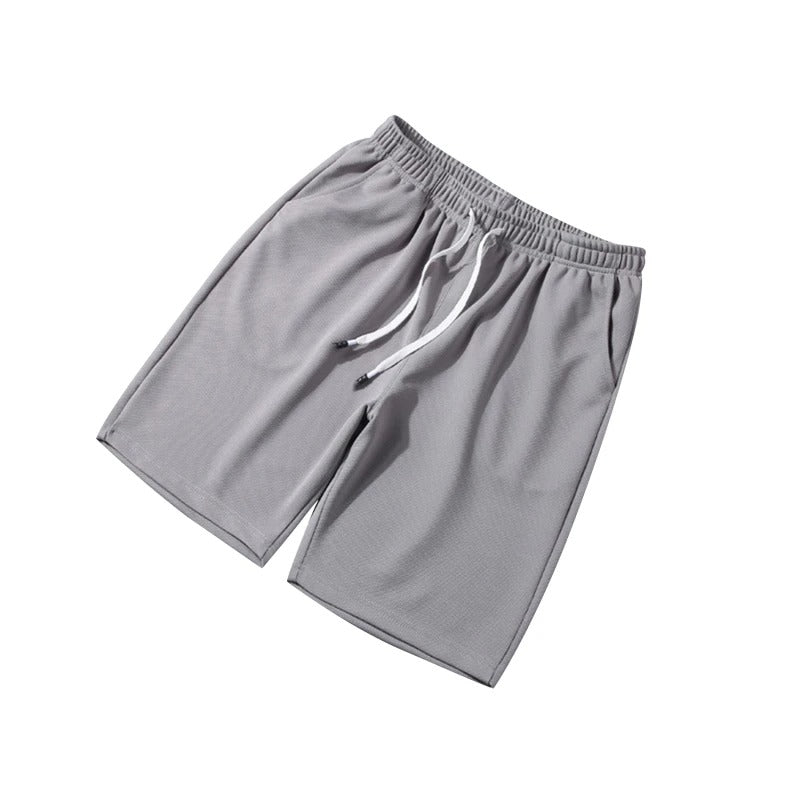 Breathable & lightweight men's leisure shorts for sports & everyday wear – Kiano-Gray-L-State of Style