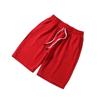 Breathable & lightweight men's leisure shorts for sports & everyday wear – Kiano-Red-L-State of Style