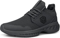 Breathable Men's Running Shoes - FlexiFit-Black-6.5-State of Style