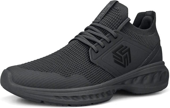 Breathable Men's Running Shoes - FlexiFit-Black-6.5-State of Style