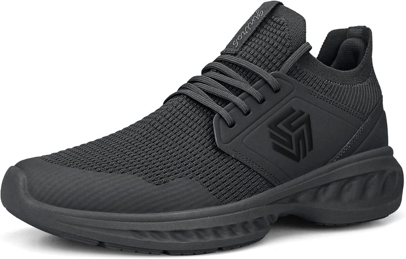 Breathable Men's Running Shoes - FlexiFit-Black-6.5-State of Style