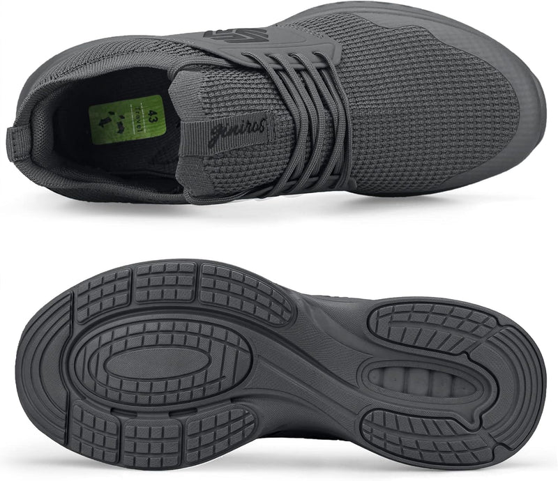 Breathable Men's Running Shoes - FlexiFit-Black-6.5-State of Style