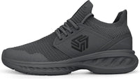 Breathable Men's Running Shoes - FlexiFit-Black-6.5-State of Style