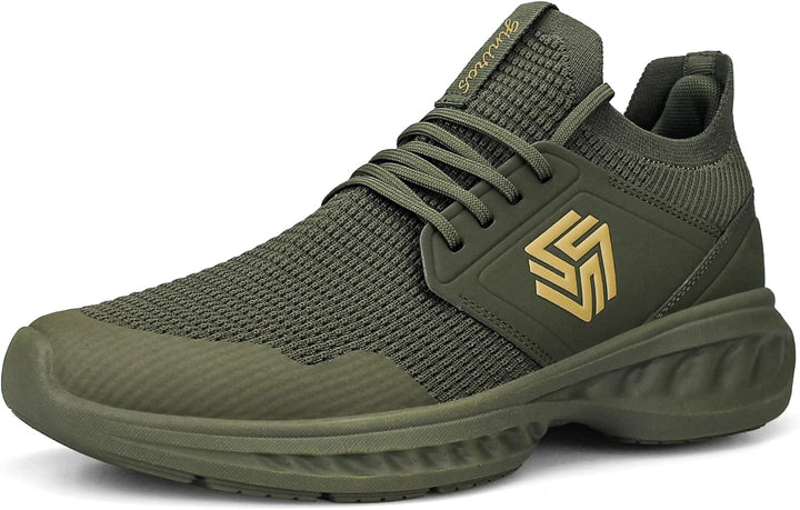 Breathable Men's Running Shoes - FlexiFit-Black-6.5-State of Style