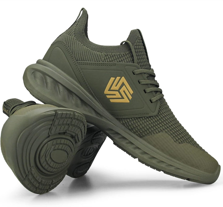 Breathable Men's Running Shoes - FlexiFit-Black-6.5-State of Style