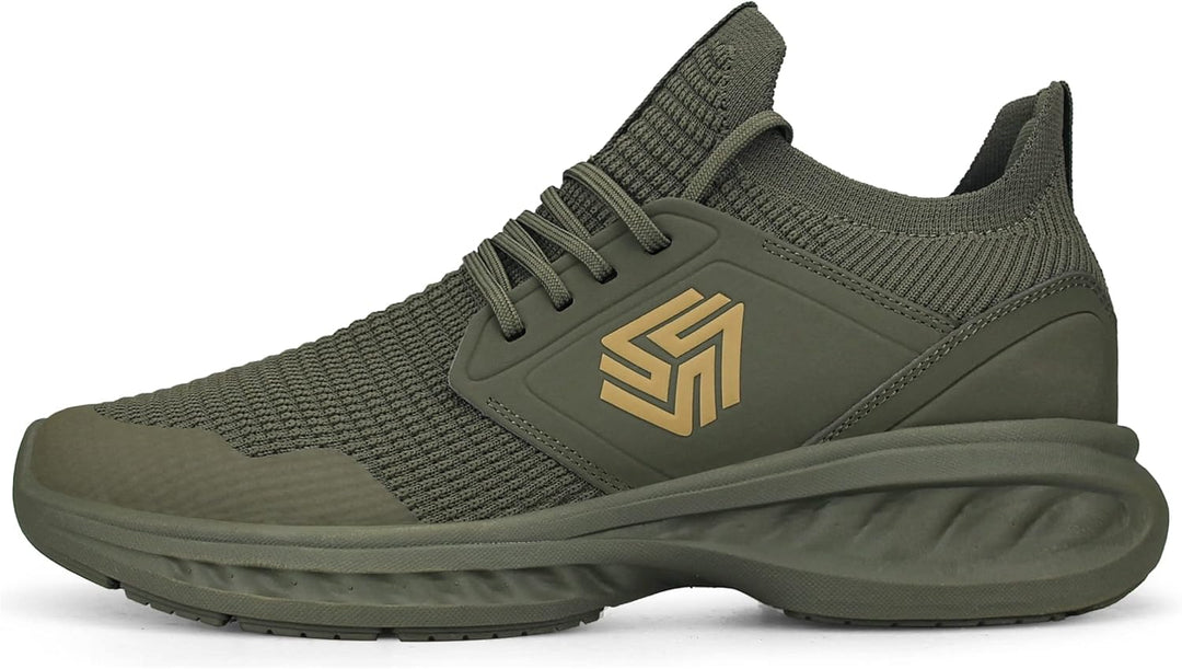 Breathable Men's Running Shoes - FlexiFit-Black-6.5-State of Style