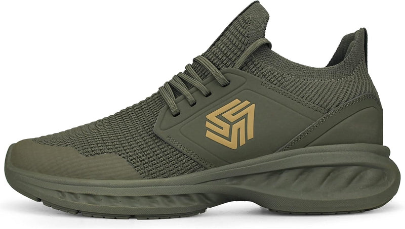 Breathable Men's Running Shoes - FlexiFit-Black-6.5-State of Style