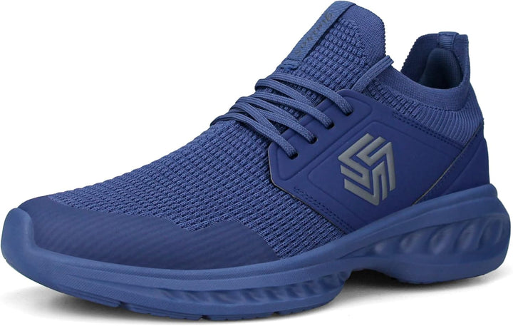 Breathable Men's Running Shoes - FlexiFit-Black-6.5-State of Style