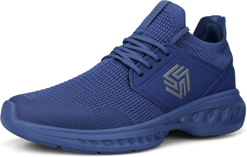 Breathable Men's Running Shoes - FlexiFit-Black-6.5-State of Style