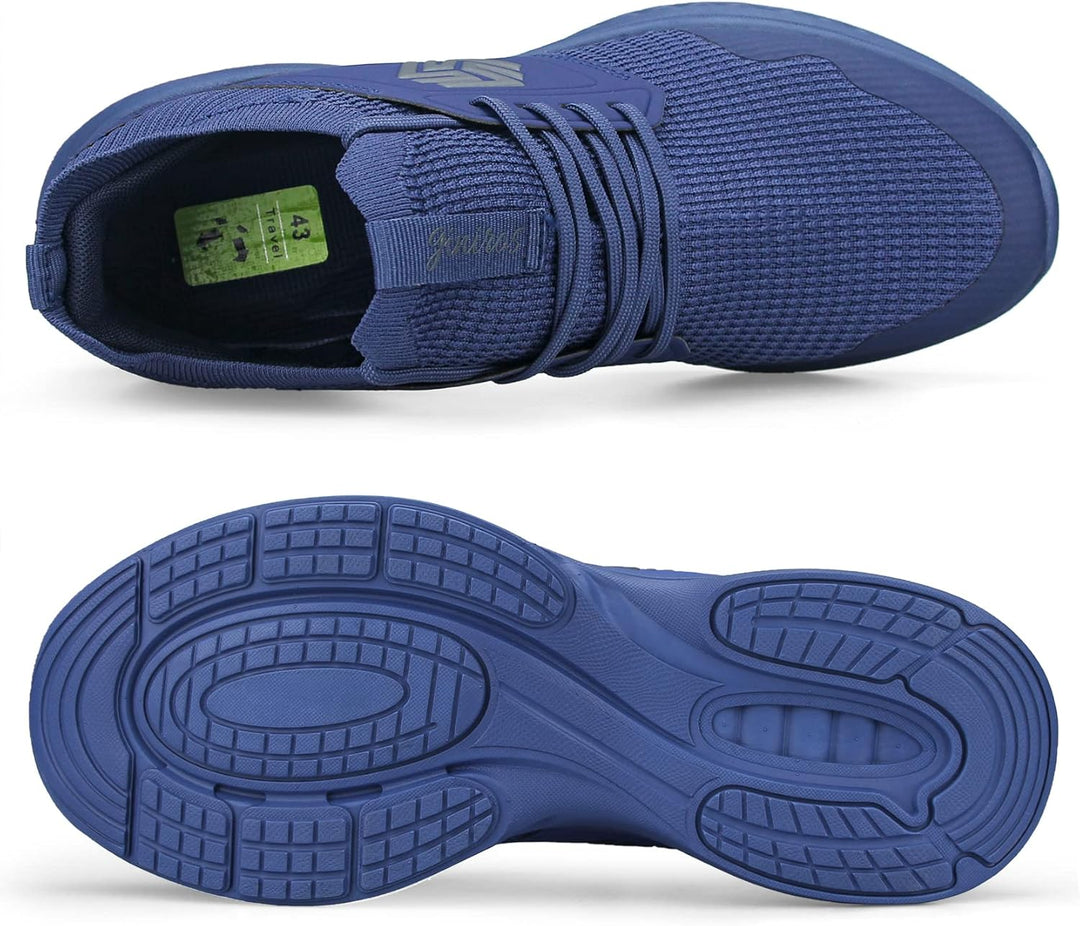 Breathable Men's Running Shoes - FlexiFit-Black-6.5-State of Style