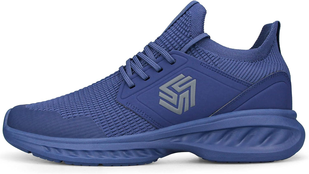 Breathable Men's Running Shoes - FlexiFit-Black-6.5-State of Style