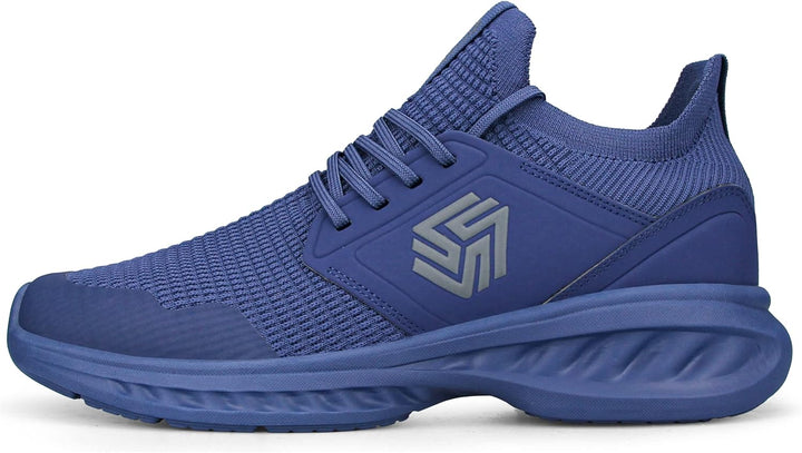Breathable Men's Running Shoes - FlexiFit-Black-6.5-State of Style