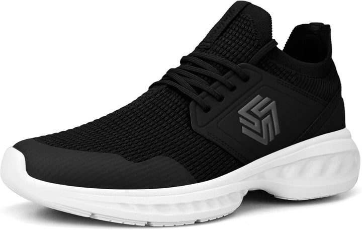 Breathable Men's Running Shoes - FlexiFit-Black-6.5-State of Style