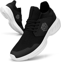 Breathable Men's Running Shoes - FlexiFit-Black-6.5-State of Style