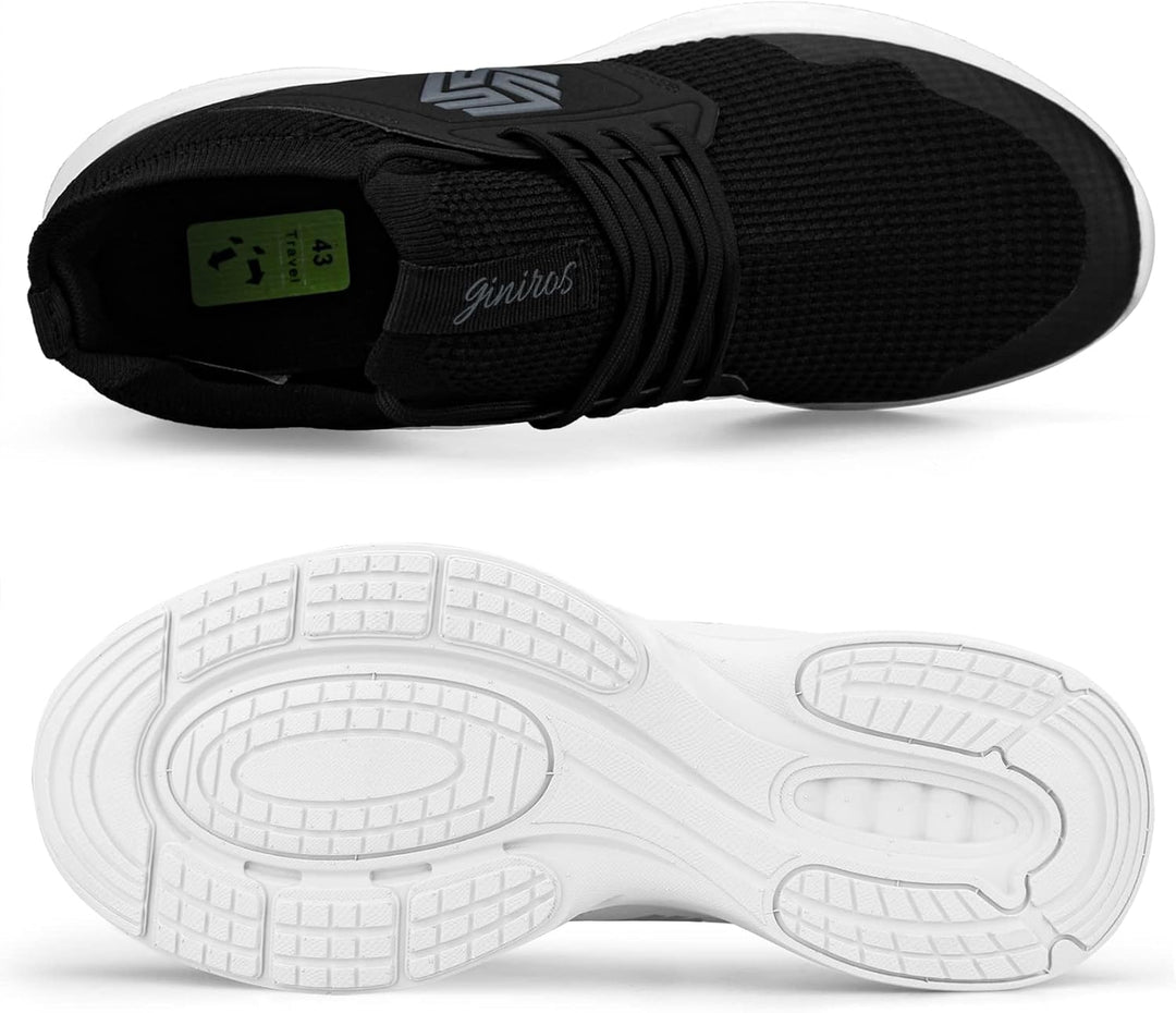 Breathable Men's Running Shoes - FlexiFit-Black-6.5-State of Style