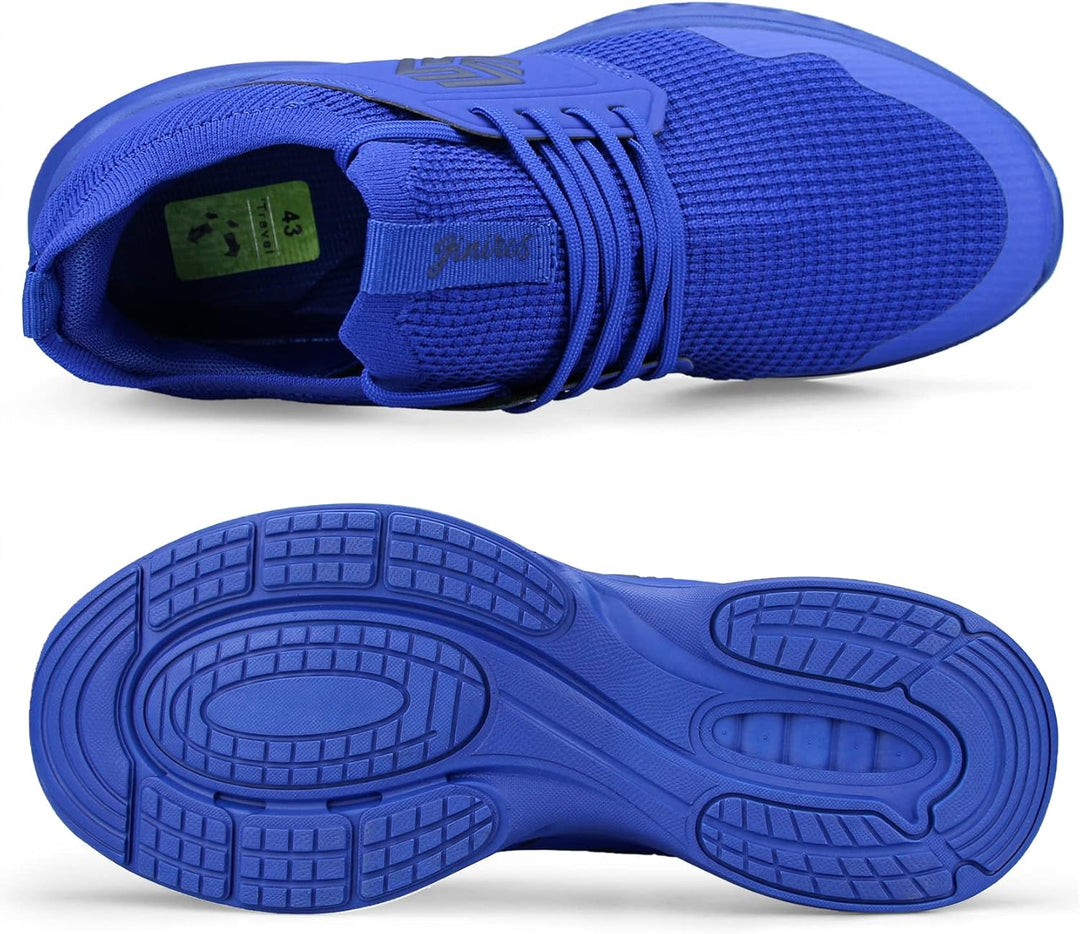 Breathable Men's Running Shoes - FlexiFit-Black-6.5-State of Style