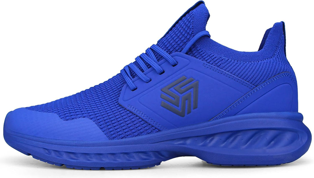 Breathable Men's Running Shoes - FlexiFit-Black-6.5-State of Style