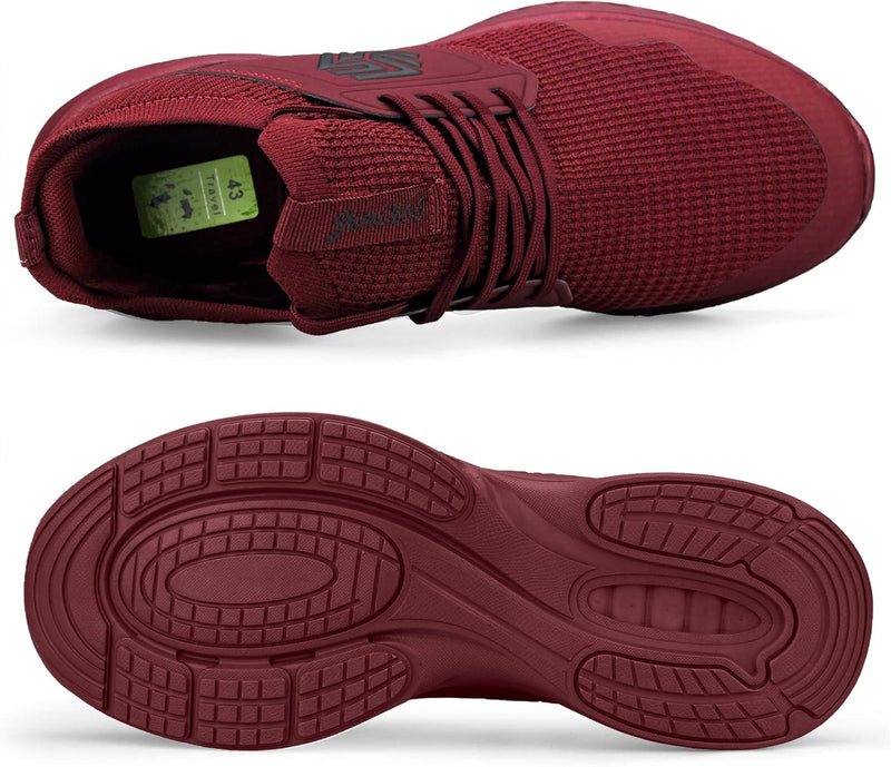 Breathable Men's Running Shoes - FlexiFit-Black-6.5-State of Style